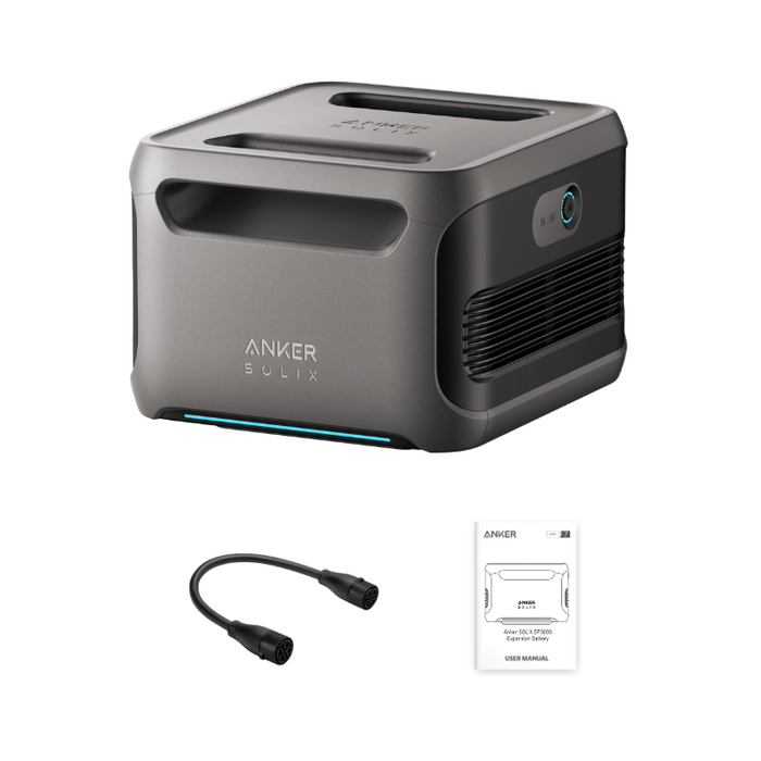 Anker SOLIX F3800 Expansion Battery | Add 3.84kWh Per Pack | Expand Up to 26.9kWh | 10-Year Lifespan | 5-Year Warranty