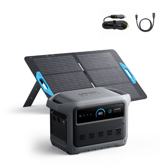 Anker SOLIX C1000 Gen2 Portable Power Station | 2,000W / 1,024Wh | UltraFast Charging | Solar Generator Kit Options | 5-Year Warranty