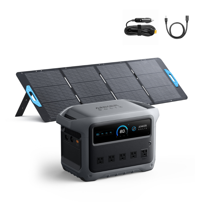 Anker SOLIX C1000 Gen2 Portable Power Station | 2,000W / 1,024Wh | UltraFast Charging | Solar Generator Kit Options | 5-Year Warranty