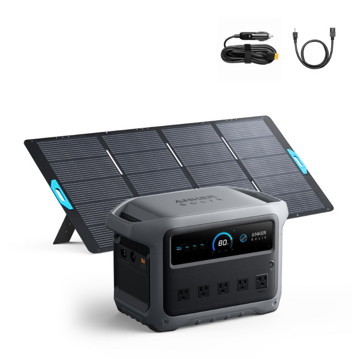 Anker SOLIX C1000 Gen2 Portable Power Station | 2,000W / 1,024Wh | UltraFast Charging | Solar Generator Kit Options | 5-Year Warranty