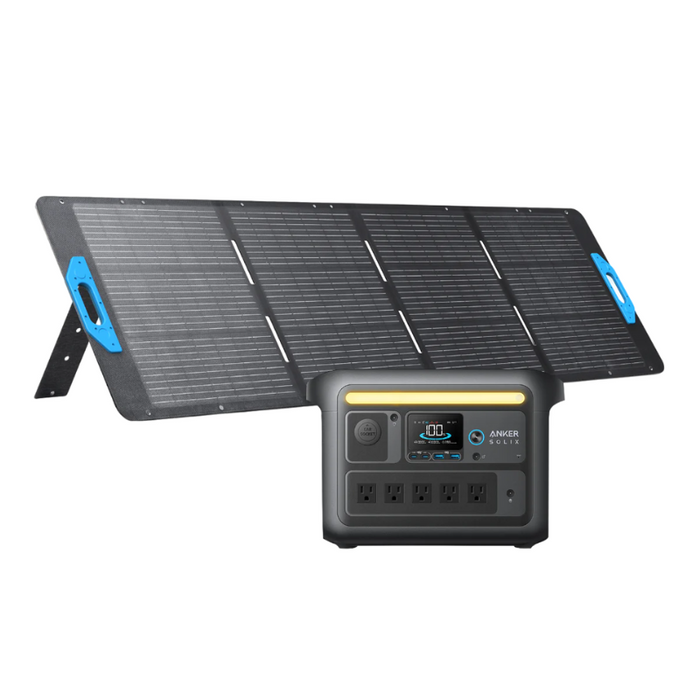 Anker SOLIX C800X Portable Power Station | 768Wh / 1,200W | 10 Ports + 3-Mode Camping Light | Fast Solar & Wall Recharge | 5-Year Warranty