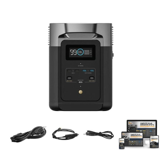 EcoFlow DELTA 2 Portable Power Station Solar Kits + Choose Your Custom Bundle | Complete Solar Kit