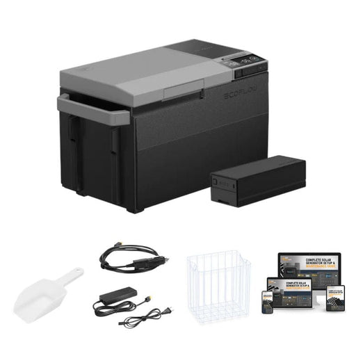 EcoFlow GLACIER Portable Refrigerator + GLACIER Plug-in Battery