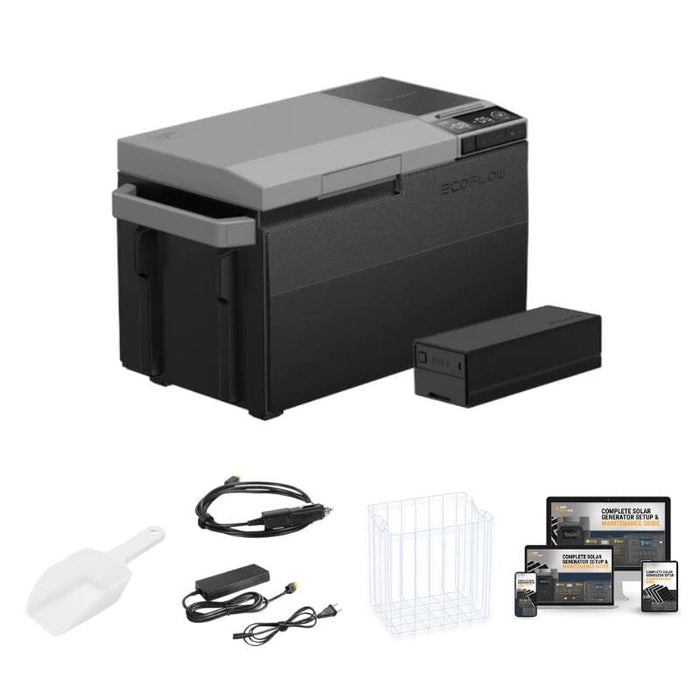 EcoFlow GLACIER Portable Refrigerator + GLACIER Plug-in Battery