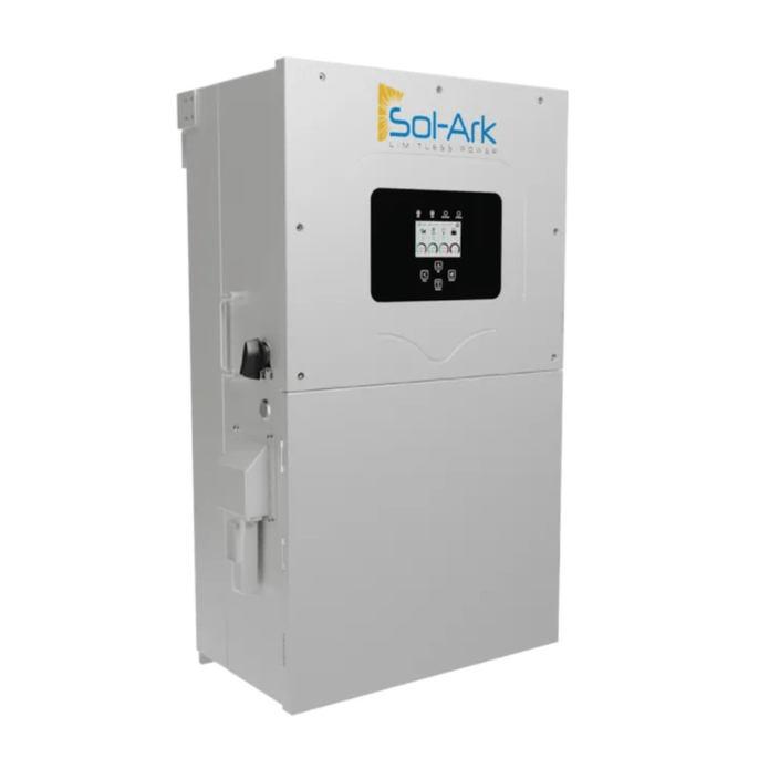Sol-Ark 15K 120/240/208V 48V [All-In-One] Pre-Wired Hybrid Solar Inverter | 10-Year Warranty