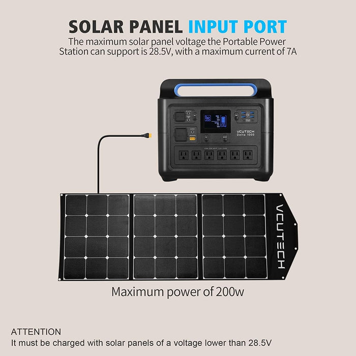 VCUTECH Delta 1228Wh / 1000W Portable Power Station