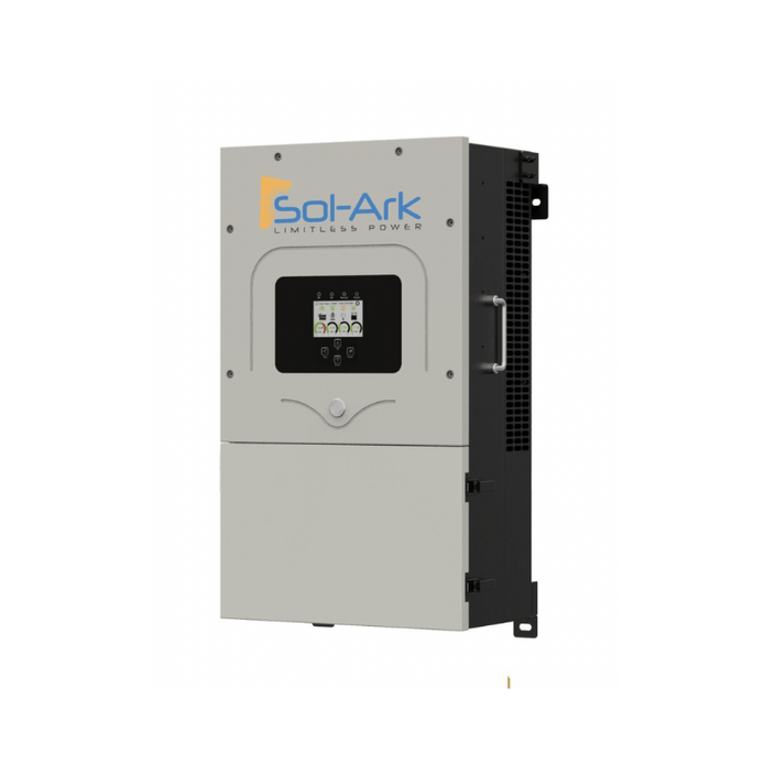 Sol-Ark 12K 120/240/208V 48V [All-In-One] Pre-Wired Hybrid Solar Inverter | 10-Year Warranty