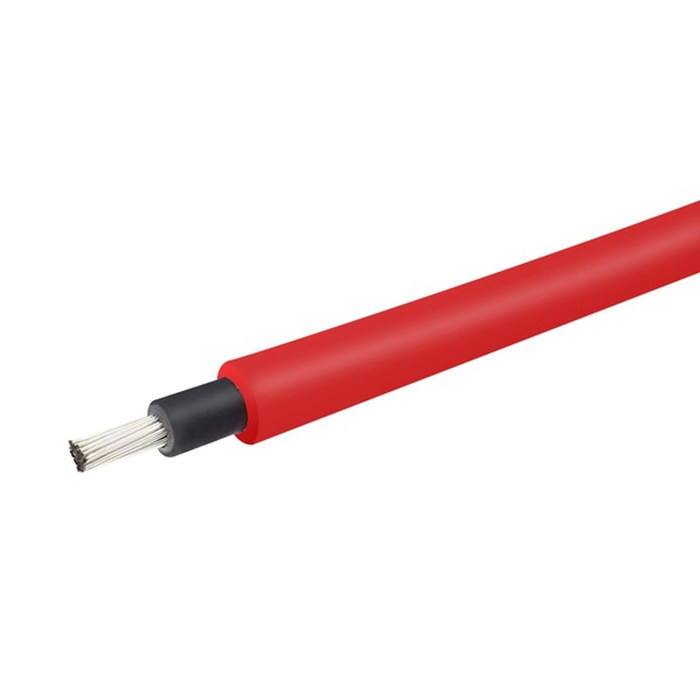 10 AWG Solar Panel Extension Cables With PV Connectors | One Pair Red+Black