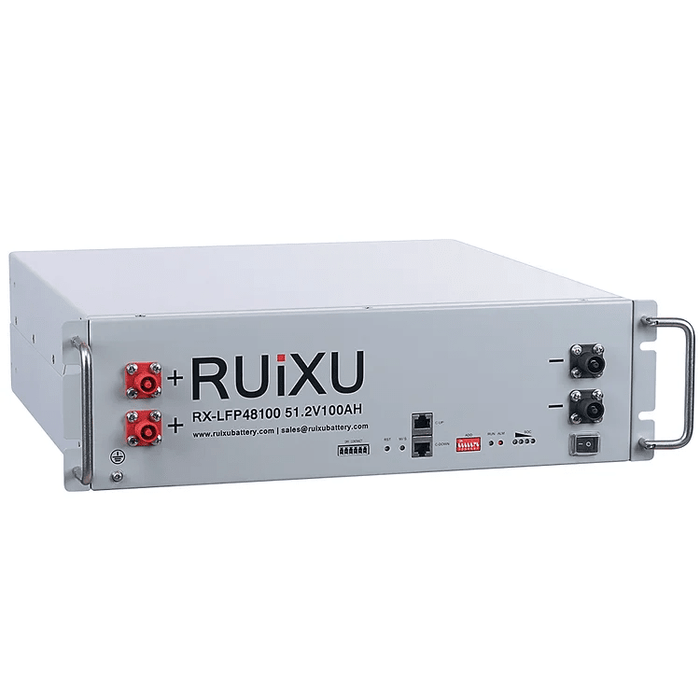 RX-LFP48100 | 19" Rack Mounted 3U Battery Module | UL1973 Certified | UL9540 Pending - ShopSolar.com