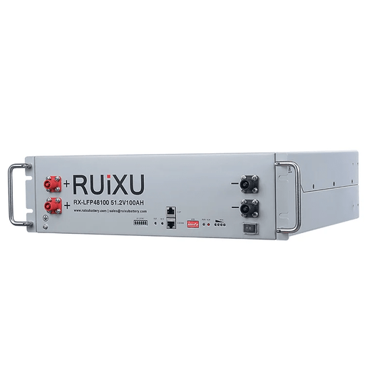 RX-LFP48100 | 19" Rack Mounted 3U Battery Module | UL1973 Certified | UL9540 Pending - ShopSolar.com