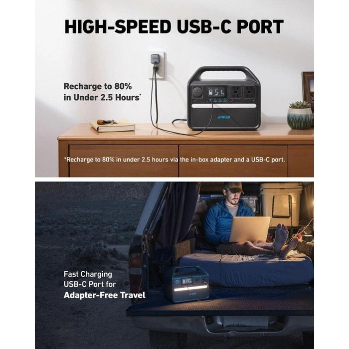 Anker 535 PowerHouse 512Wh / 500W Portable Power Station + Choose Your Custom Bundle | Complete Solar Kit - ShopSolar.com