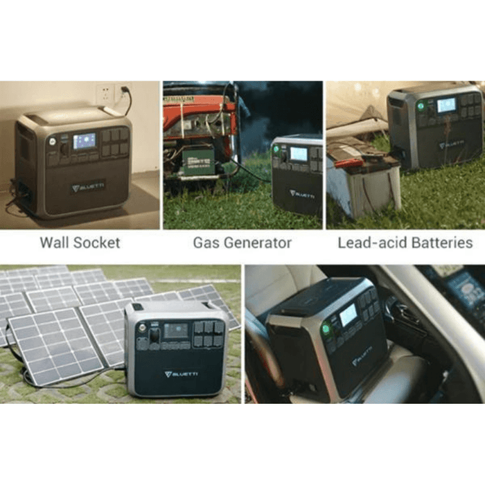 Bluetti AC200P Portable Solar Generator 2,000wH / 2,000W Output | 700W PV Input & 4,800W Surge