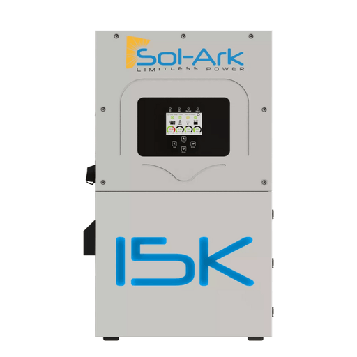 Sol-Ark 15K 120/240/208V 48V [All-In-One] Pre-Wired Hybrid Solar Inverter | 10-Year Warranty - ShopSolar.com